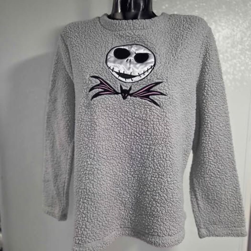 Disney Night Before Christmas Fleece Top Large